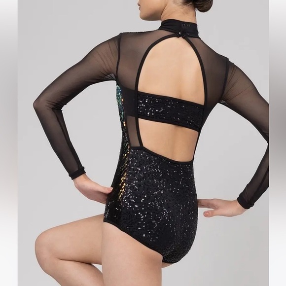 Two x dance costume - jazz/acro, Weissman, small adult & large child, $35/each - Picture 2 of 5